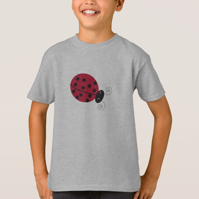 Camiseta T de niños de la Dama de la Lucky Bug (Anverso)