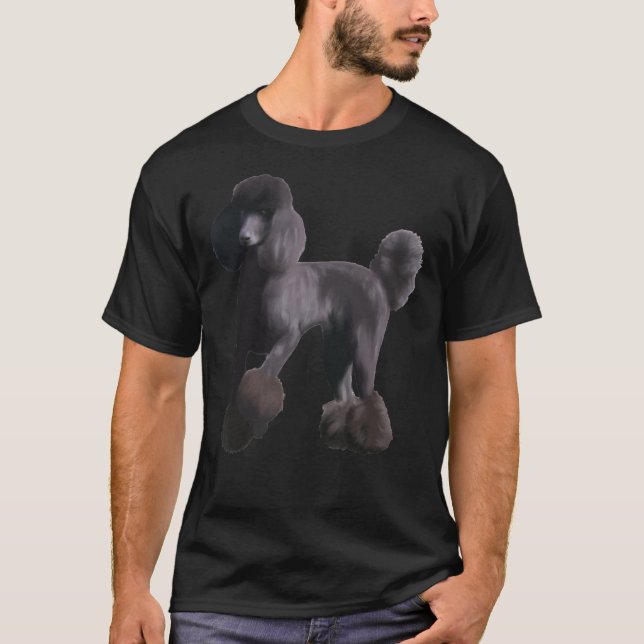 Camiseta T de poodle estándar (Anverso)