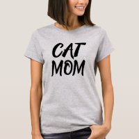 CAMISETA T DE SIMPLE SCRIPT DE MOM CAT