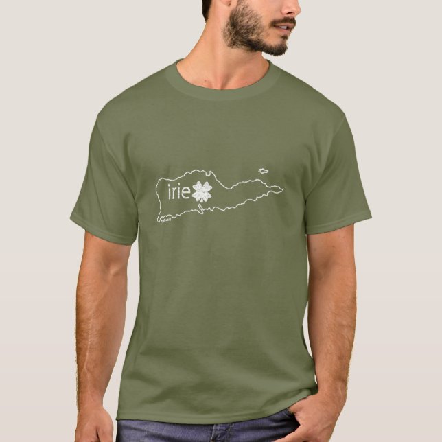 Camiseta T de St Croix St Paddy | Irlandés en irlandés (Anverso)