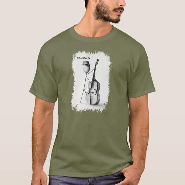 Camiseta T de Stickman Bass Hombre (Anverso)