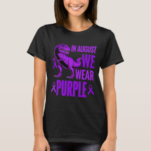 Camiseta T Dinosaurios Rex En Agosto Usamos Sobredosis Mora