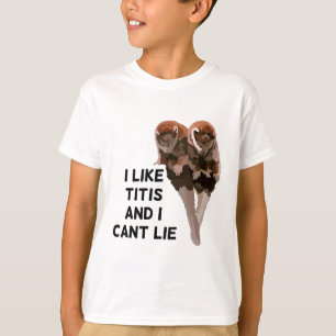 Camiseta T es para Titi Monkey