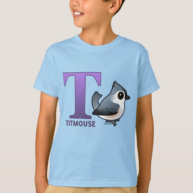 Camiseta T es para Titmouse (Anverso)
