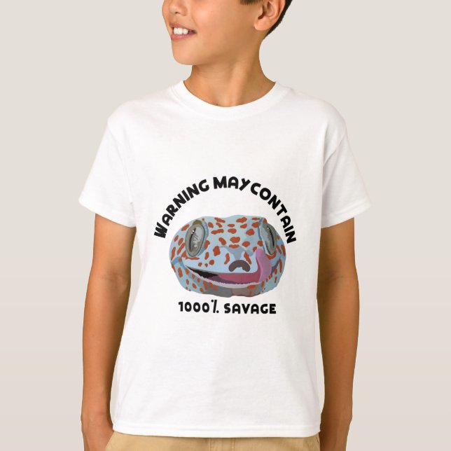Camiseta T es para Tokay Gecko (Anverso)