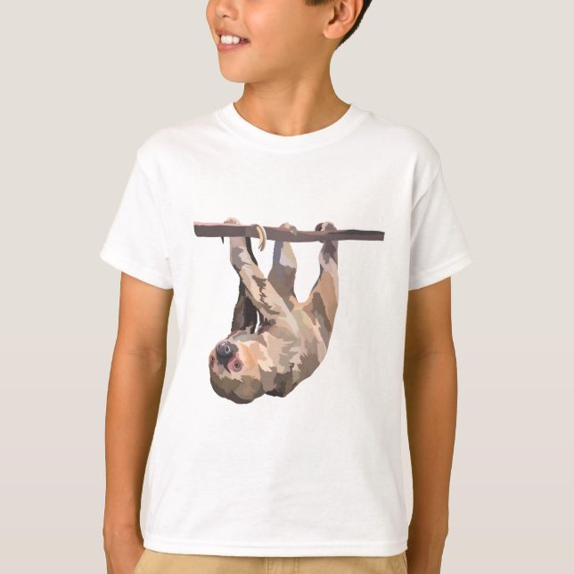 Camiseta T es para Two Toed Sloth (Anverso)