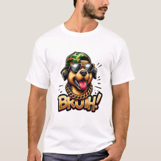 Camiseta T estilo perro