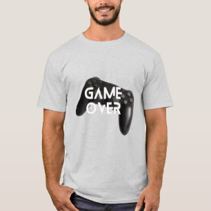 Camiseta T-Gray con controlador PlayStation negro 