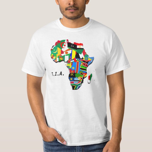Camiseta T.I.A. Diseño del mapa (Anverso)