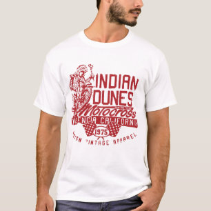 Camiseta T indio del coche del MX del motocrós de las dunas