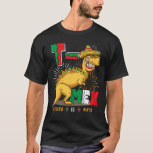Camiseta T Mex Tacosaurus Rex Taco Cinco De Mayo Dinosaur M