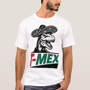 Camiseta T-MEX Tricolor Mariachi Dinosaur Streetwe
