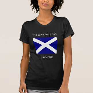 Camiseta T oscuro de Scot o de la mujer de la mierda