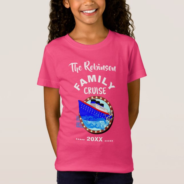 Camiseta T- Personalizada para crucero de vacaciones de cru (Anverso)
