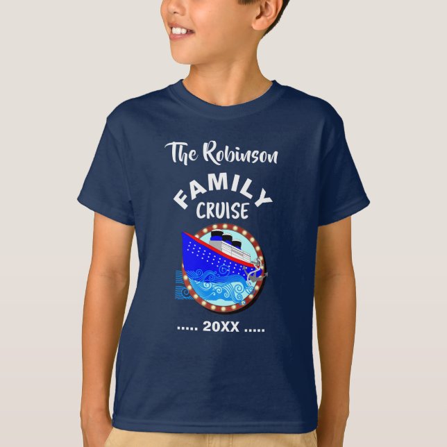 Camiseta T- Personalizada para crucero de vacaciones de cru (Anverso)