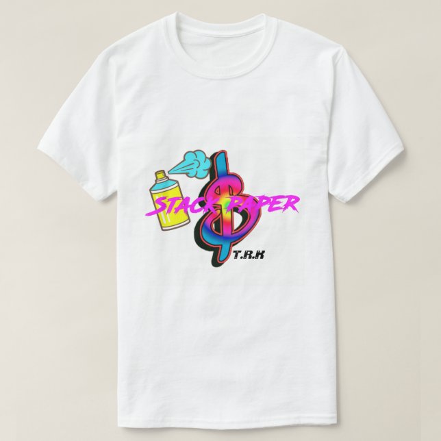CAMISETA T.R.K STACK PAPER DOLLA SIGN (Diseño del anverso)