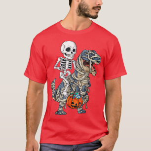 Camiseta T re Mummy Halloween Costume Trick o trata a niños