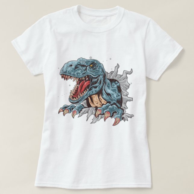 Camiseta T-Rex (Diseño del anverso)