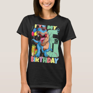 Camiseta T Rex 6º Chica de cumpleaños 6 años dinosaurio 201