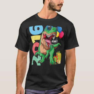 Camiseta T Rex 6º Chica de cumpleaños 6 años dinosaurio 201