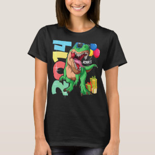 Camiseta T Rex 8.º Chica de cumpleaños 8 años dinosaurio 20