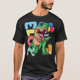 Camiseta T Rex 9º Chica de cumpleaños 9 años dinosaurio 201