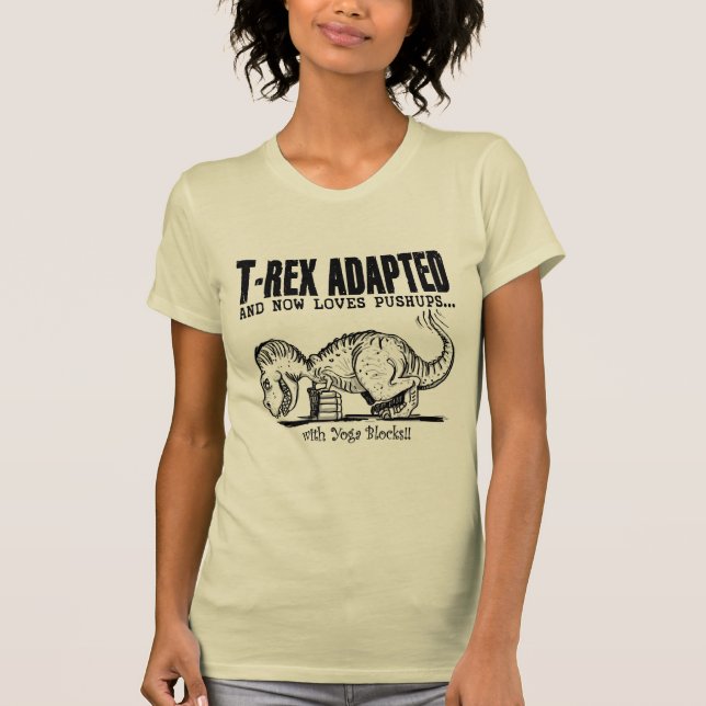 Camiseta T-Rex ama a Pushups (Anverso)