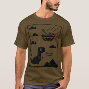 Camiseta T-rex And Ramen Pixel Art Oh My Ramen T-rex Ramen 