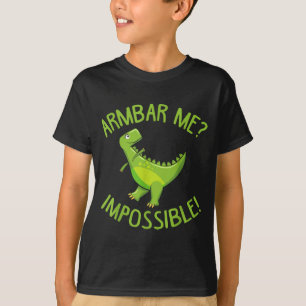 Camiseta T-rex Armbar Jew Jitsu Divertido Jiu Jitsu Brasile