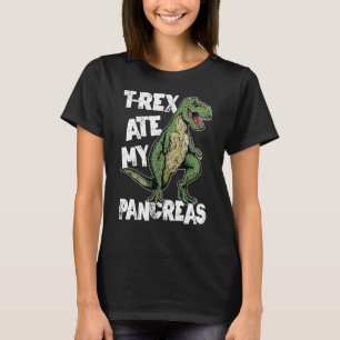 Camiseta T Rex Ate My Pancreas Dinosaur Diabetes Sensibiliz