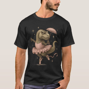 Camiseta T-Rex Ballerina Shirt - Dinosaurio divertido en Tu