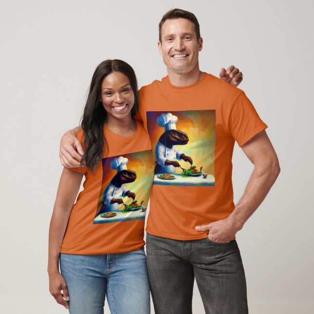 Camiseta T Rex Chef (Unisexo)