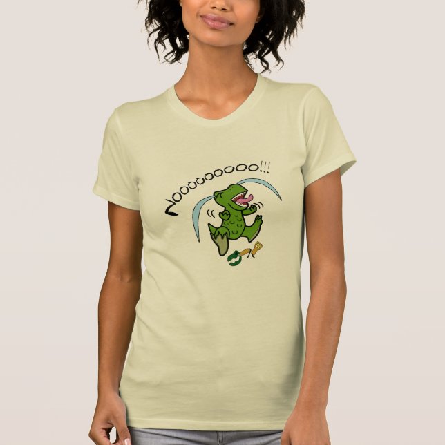 Camiseta T-Rex con agarrador roto (Anverso)