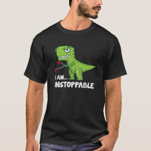 Camiseta T Rex Con Grabbers Dinosaur Soy Imparable Funn