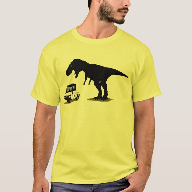 Camiseta t-rex contra metermaid (Anverso)