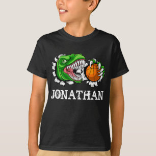 Camiseta T-Rex de baloncesto personalizado Dinosaurio
