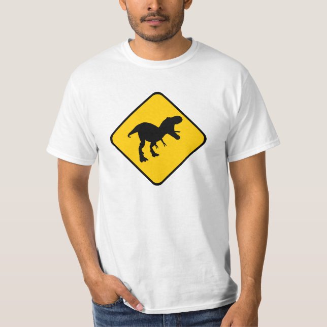 Camiseta T-Rex de cuidado (Anverso)