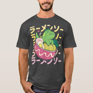 Camiseta T-Rex de Ramen Feliz