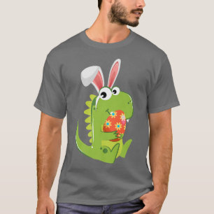Camiseta T Rex Dinosaur Easter Bunny Egme Costume Niños Tod