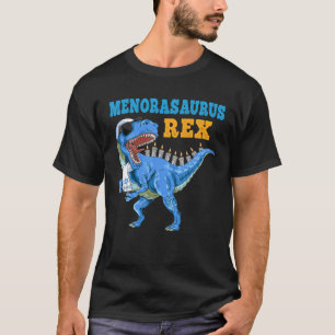 Camiseta T Rex Dinosaur Hanukkah Menorasaurus Rex Funny