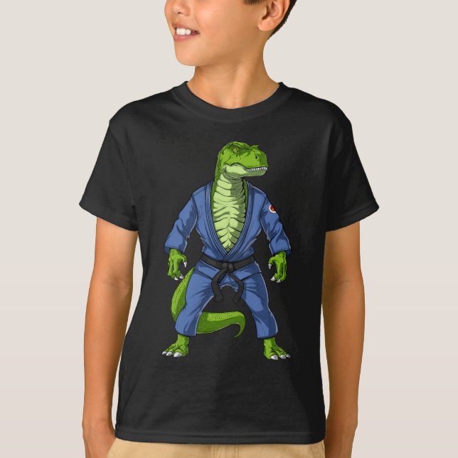 Camiseta T-Rex Dinosaur Jiu-Jitsu (Anverso)