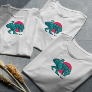 Camiseta T Rex Dinosaur Jugando Golf