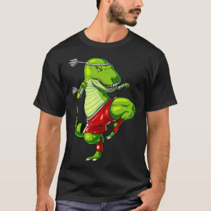 Camiseta T-rex Dinosaur Muay Boxeo Tailandés Karate Arte Ma