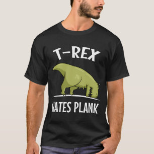 Camiseta T-Rex Dinosaur Odia Planchas
