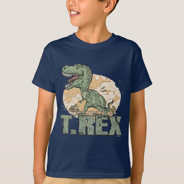 Camiseta T. Rex Dinosaur por los estudios de Mudge (Anverso)