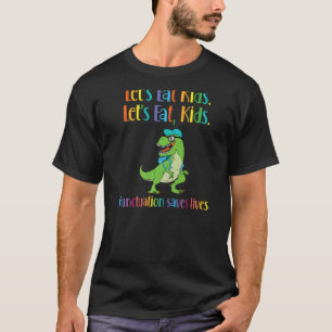 Camiseta T Rex Dinosaur Puntuación Idioma del profesor de g