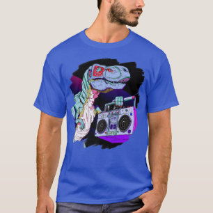 Camiseta T Rex Dinosaur Stereo Techno Tyrannosauro Rex Dj
