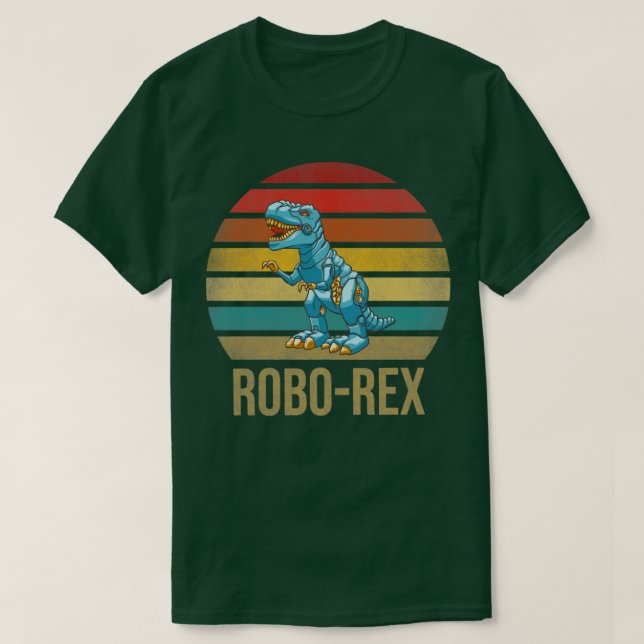 Camiseta T Rex Dinosaur TRex Robot Dino RoboRex (Diseño del anverso)