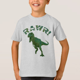 Camiseta T-Rex Dinosaur Tyrannosaurus Rex RAWR Kids