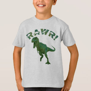 Camiseta T-Rex Dinosaur Tyrannosaurus Rex RAWR Kids